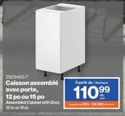 Patrick Morin Base Kitchen Cabinet UNIK, Assembled, Bromont Collection, 12 in offer