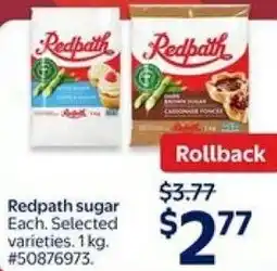 Walmart Redpath sugar offer