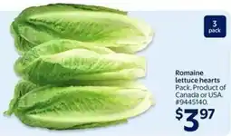 Walmart Romaine lettuce hearts offer