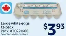 Walmart Large white eggs offer
