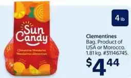 Walmart Sunday Candy Clementines offer