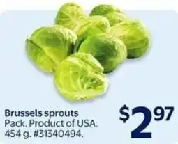 Walmart Brussels sprouts offer