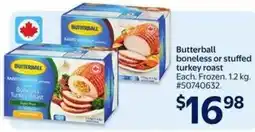 Walmart Butterball boneless or stuffed turkey roast offer