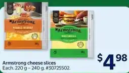 Walmart Armstrong cheese slices offer