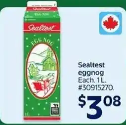 Walmart Sealtest eggnog offer
