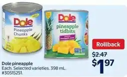 Walmart Dole pineapple offer