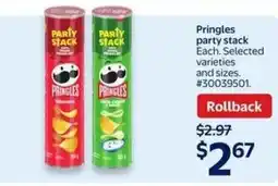 Walmart Pringles party stack offer