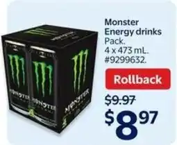 Walmart Monster Energy drinks offer