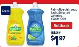Walmart Palmolive dish soap offer