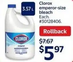 Walmart Clorox bleach offer