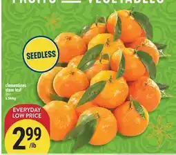 Marché Adonis clementines stem leaf offer