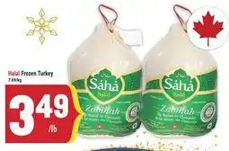 Marché Adonis Halal Frozen Turkey offer
