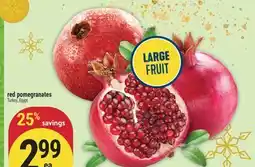 Marché Adonis Red pomegranates offer