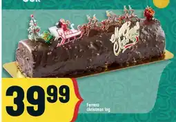 Marché Adonis Ferrero christmas log offer