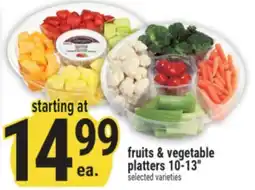 Marché Adonis Fruits & Vegetable Platters 10-13 offer