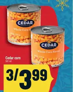 Marché Adonis Cedar corn offer