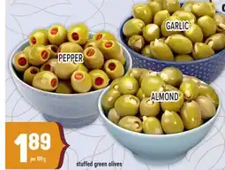 Marché Adonis STUFFED GREEN OLIVES offer