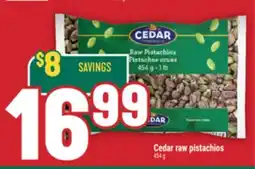 Marché Adonis Cedar raw pistachios offer