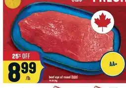Marché Adonis BEEF EYE OF ROUND HALAL offer