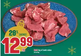 Marché Adonis Halal leg of lamb cubes offer