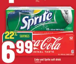 Marché Adonis Coke and Sprite soft drink offer