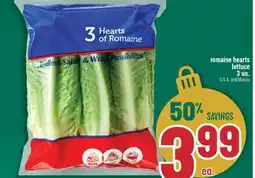 Marché Adonis Romaine hearts lettuce V offer