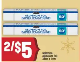 Marché Adonis Selection aluminum foil offer