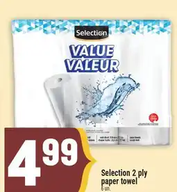 Marché Adonis SELECTION 2 PLY PAPER TOWEL offer