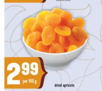Marché Adonis Dried apricots offer