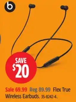 Canadian Tire Beats Flex True Wireless Earbuds offer
