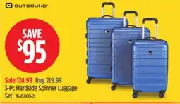 Canadian Tire OUTBOUND 3-Pc Hardside Spinner Luggage Set offer