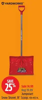 Canadian Tire Yardworks Jumpstart Snow Shovel offer
