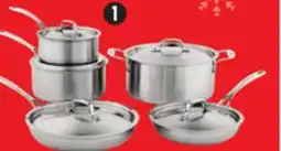 Canadian Tire 10-Pc 3-Ply Commerciale Clad Cookset offer