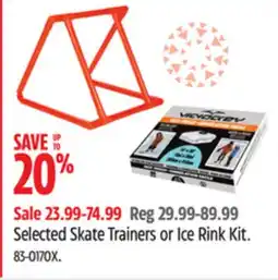 Canadian Tire Selected Skate Trainers or Ice Rink Kit offer