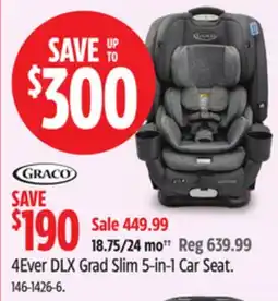 Canadian Tire 4Ever DLX Grad Slim 5-in-1 Car Seat offer
