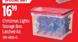Canadian Tire Christmas Lights Storage Box offer