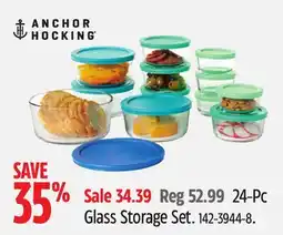 Canadian Tire 24-Pc Glass Storage Set offer