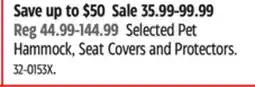 Canadian Tire Hammock, Seat Covers and Protectors offer