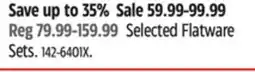Canadian Tire Selected Flatware Sets offer