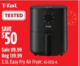 Canadian Tire T-fal 3.5L Easy Fry Air Fryer offer