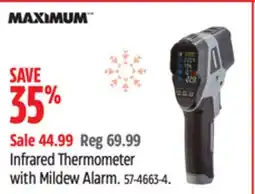 Canadian Tire MAXIMUM Infrared Thermometer with Mildew Alarm offer
