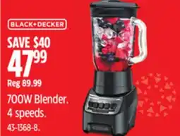 Canadian Tire 700W Blender 4 speeds offer
