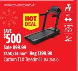 Canadian Tire Carbon TLX Treadmill offer