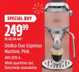 Canadian Tire Dedica Duo Espresso Machine offer