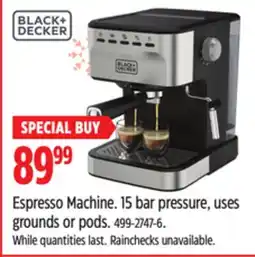 Canadian Tire Espresso Machine offer