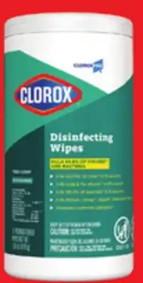 Canadian Tire Clorox Disinfecting Wipes, 75-Ct offer