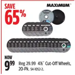 Canadian Tire 41β2Λ Cut-Off Wheels, 20-Pk offer