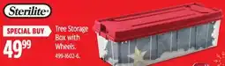 Canadian Tire Tree Storage Box with Wheels offer