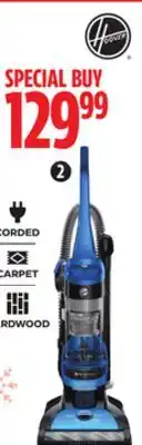 Canadian Tire Hoover Windtunnel Elite Upright Vac offer