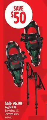 Canadian Tire Snowshoe Kit offer
